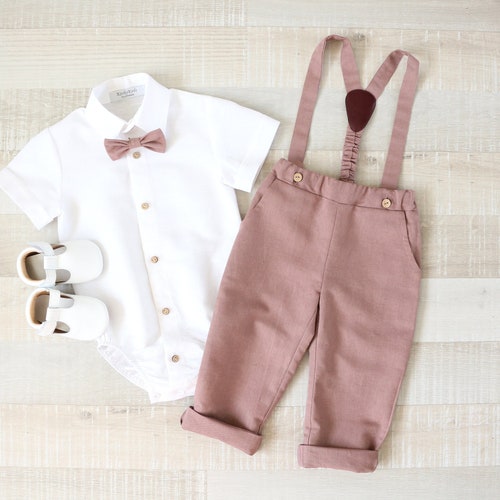 Boy Suit Set with Vest and Pants