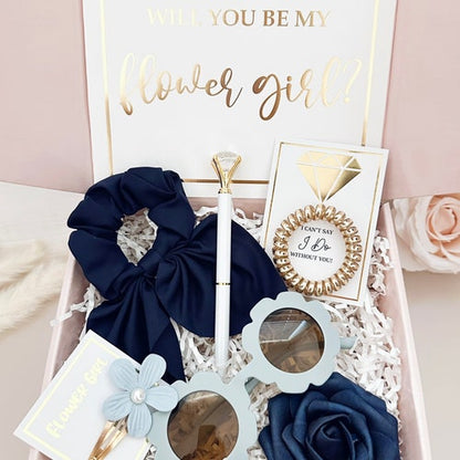 Premium Flower Girl Proposal Gift Box