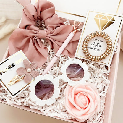 Premium Flower Girl Proposal Gift Box