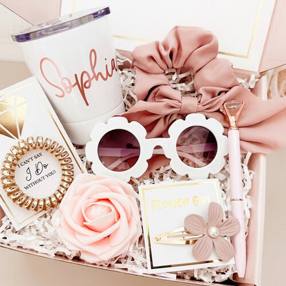 Premium Flower Girl Proposal Gift Box