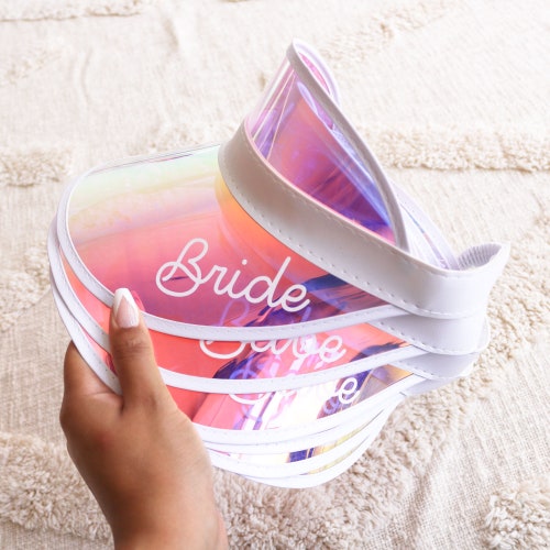 Retro Party Visors Bride & Babe Visors (Personalizable)