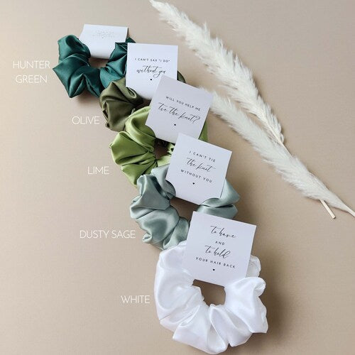 To Have and To Hold Scrunchie Bridesmaid Proposal Gift