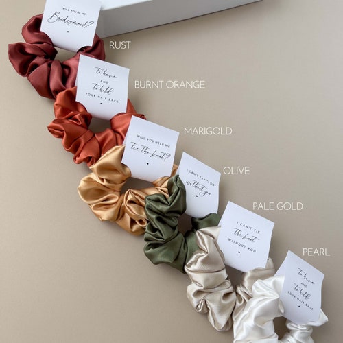 To Have and To Hold Scrunchie Bridesmaid Proposal Gift