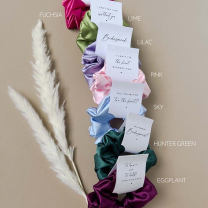 To Have and To Hold Scrunchie Bridesmaid Proposal Gift