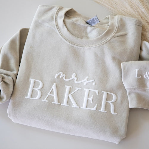 Personalized Future Mrs. Sweatshirt