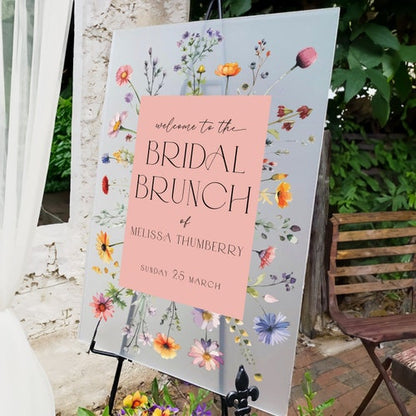 Wildflowers Bridal Shower Sign