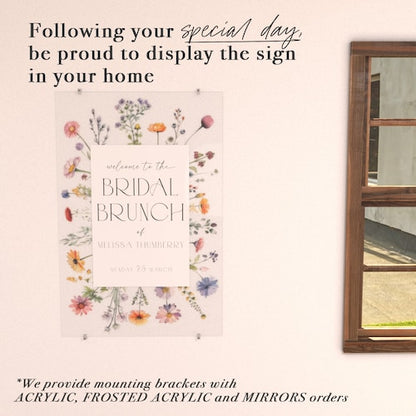 Wildflowers Bridal Shower Sign