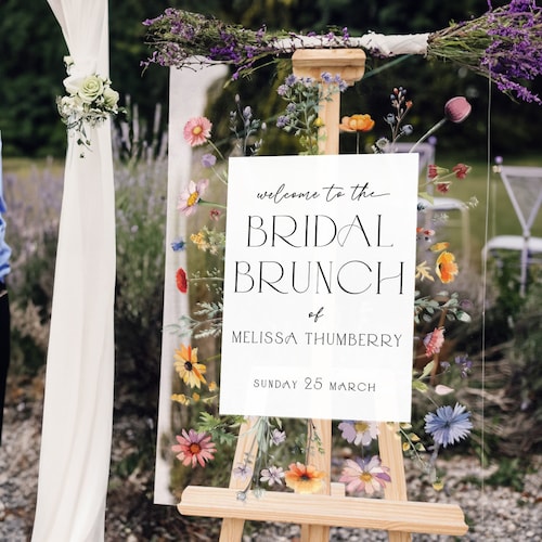 Wildflowers Bridal Shower Sign