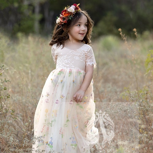 Sage Green Embroidered Flower Girl Dress Joy Wedding Store Sage Green Embroidered Flower Girl Dress Joy Wedding Store