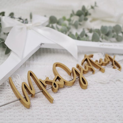 Wedding Hanger Engraved with Date