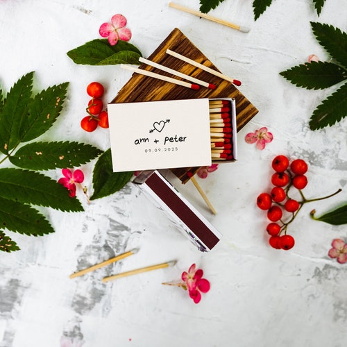 Custom Matchboxes - Personalized Wedding Souvenirs