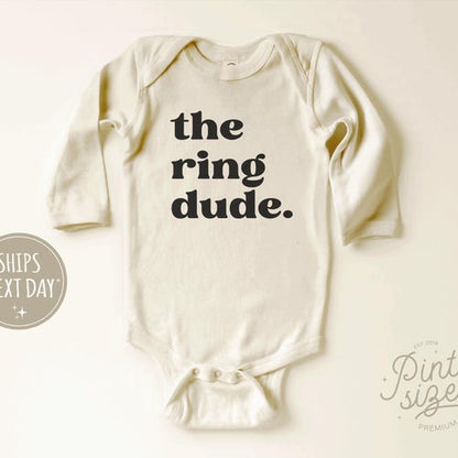 The Ring Dude Toddler Shirt - Cute Ring Bearer Tee