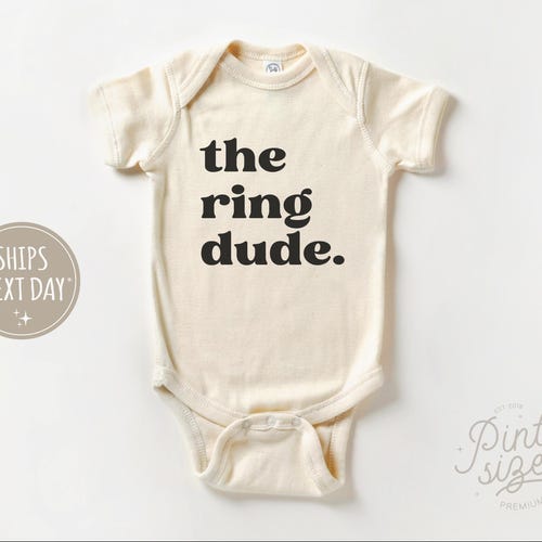 The Ring Dude Toddler Shirt - Cute Ring Bearer Tee