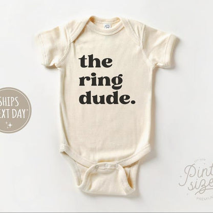 The Ring Dude Toddler Shirt - Cute Ring Bearer Tee