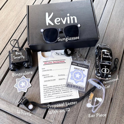 Ring Security Proposal Gift Box for Ring Bearer