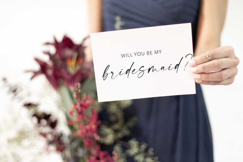 Will You Be My Bridesmaid Proposal Cards